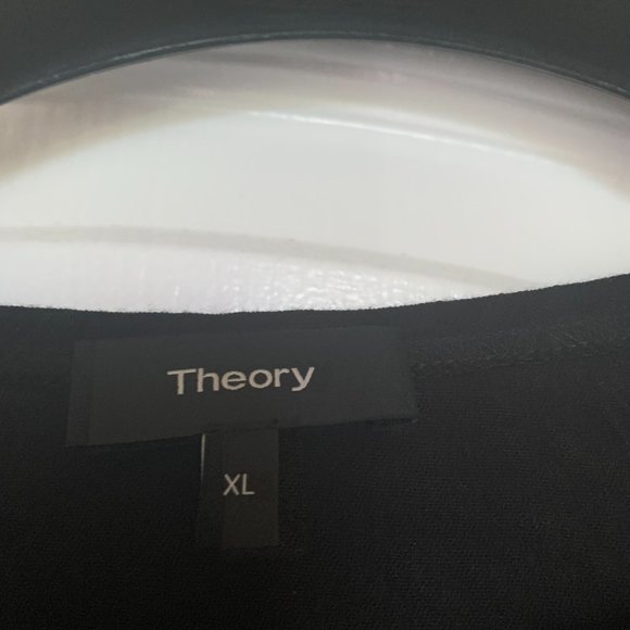 Theory Top, Black, Size XL, New - Picture 2 of 3